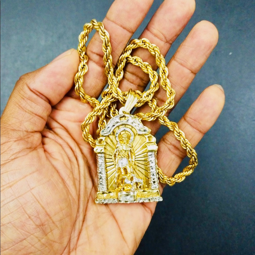 Solid Gold Necklace - image 2